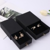 Picture of Paper Jewelry Gift Jewelry Box With Rivets Light Blue 10cm x 10cm x 3.5cm , 1 Piece