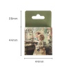 Immagine di Carta DIY Decorazione Di Scrapbook Adesivi Multicolore 4.4cm x 4.4cm, 1 Scatola