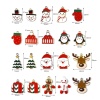 Imagen de Zamak Navidad Colgantes Charms Multicolor Esmalte 10 Unidades