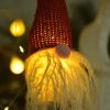 Bild von Weihnachten gesichtslos Elf Puppe mit Lichtern leuchtende Dekoration Ornamente