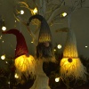 Bild von Weihnachten gesichtslos Elf Puppe mit Lichtern leuchtende Dekoration Ornamente