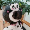 Picture of Plush Hair Ties Band Pink Bear Animal 10.5cm, 1 Piece