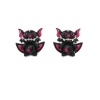 Picture of Resin Ear Post Stud Earrings White Halloween Ghost 30mm x 30mm, 1 Pair