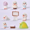Immagine di Green - 9# Cute Duck Tent Resin Micro Landscape Miniature Decoration DIY Gardening Accessories 3.5x2.5cm, 1 Piece