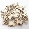 Picture of Wood DIY Handmade Craft Materials Accessories Brown Rose Flower 1 Packet