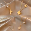 Picture of Stainless Steel Necklace Gold Plated Irregular 40cm(15 6/8") long, 1 Piece
