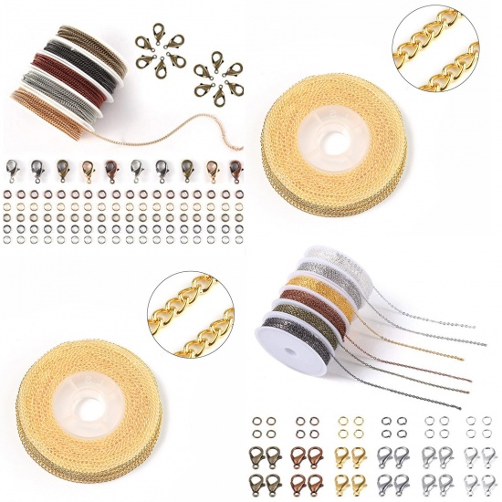 Picture of Iron Based Alloy Jewelry Accessories Findings Multicolor 10cm Dia., 1 Set