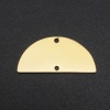 Bild von Edelstahl Charms Geometrie Vergoldet 25.5mm x 25mm, 1 Stück