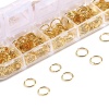 Bild von Eisenlegierung Ringe Fundstücke Set Schmuckzubehör Vergoldet Kreis 10mm - 4mm D., 1 Box