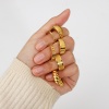 Picture of Stainless Steel Unadjustable Rings Gold Plated 1 Piece