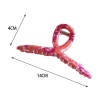 Picture of Resin Hair Clips Multicolor Geometric Flower 11cm x 4cm, 1 Piece