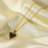 Immagine di Acciaio Inossidabile San Valentino Collana 18K Oro riempito Multicolore 45cm Lunghezza, 1 Pz