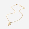 Immagine di Acciaio Inossidabile San Valentino Collana 18K Oro riempito Multicolore 45cm Lunghezza, 1 Pz