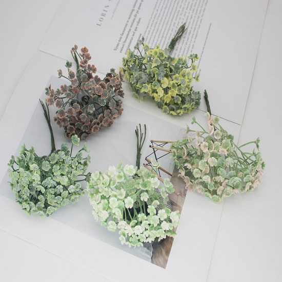 Picture of Plastic Artificial Frost Plants DIY Bouquet Accessories Home Decoration