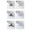 Image de Pinces à Cheveux en Plastique Noir & Blanc Géométrique Tachetures 1 Pièce
