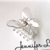Bild von ABS Plastik Haarklammer Bunt Schmetterling Transparent 5cm, 1 Stück