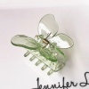Bild von ABS Plastik Haarklammer Bunt Schmetterling Transparent 5cm, 1 Stück