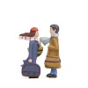 Immagine di Travel Couple Series Set Resin Micro Landscape Miniature Craft Decoration