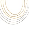 Bild von Eisenlegierung Schlangenkette Kette Halskette Bunt 2 Packungen ( 10 Stück/Packung)