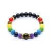 Immagine di Pietra Yoga Bracciali Delicato bracciali delicate braccialetto in rilievo Multicolore 19cm Lunghezza, 1 Pz