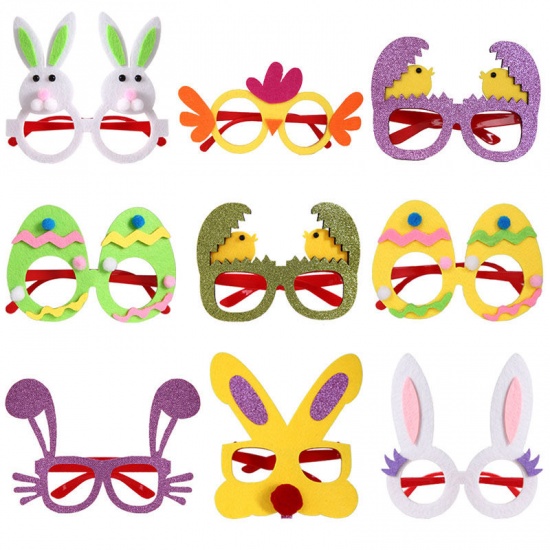 Picture of Nonwoven & Plastic Easter Children's Glasses Party Decorations Props
