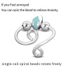 Picture of Open Adjustable Rings Multicolor Spiral 1 Piece