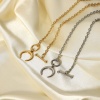 Picture of Stainless Steel Necklace Half Moon 1 Piece