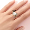 Picture of Children Kids Open Stress Relieving Anxiety Ring Fidget Spinner Rings Gold Plated Multicolor Animal