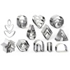 Picture of Stainless Steel Material Accessory Set For DIY Earings Pendants Multicolor 18cm x 6cm, 1 Set