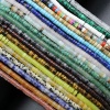 Immagine di Gemma ( Naturale ) Perline Multicolore Abaco 1 Pz (Circa 155 Pz/Treccia)