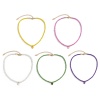 Imagen de Cuentas Semillas día de San Valentín Collar de Cuentas Multicolor Corazón Esmalte 1 Unidad