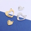 Immagine di 304 Acciaio Inossidabile Gioielli di Famiglia Charms Cuore Multicolore 1 Pz