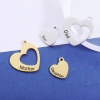 Immagine di 304 Acciaio Inossidabile Gioielli di Famiglia Charms Cuore Multicolore 1 Pz