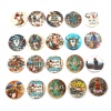 Picture of PU Leather Boho Chic Bohemia Pendants Round Multicolor