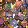 Immagine di Carta Giapponese Retrò DIY Decorazione Di Scrapbook Adesivi Multicolore Farfalla Magia Magica 1 Serie