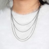 Picture of Stainless Steel Snake Chain Necklace Multicolor