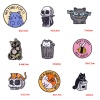 Picture of Fabric Iron On Patches Appliques (With Glue Back) Craft Multicolor Cat 6cm x 5.1cm, 5 PCs