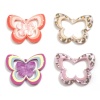 Image de Acrylic Pendants Butterfly Animal Multicolor 3.5cm x 2.7cm, 5 PCs
