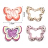 Image de Acrylic Pendants Butterfly Animal Multicolor 3.5cm x 2.7cm, 5 PCs