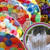 Immagine di Acrylic Beads Drum At Random Color Dyed About 9mm x 6mm, Hole: Approx 3.6mm, 500 PCs