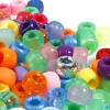 Image de Acrylic Beads Drum At Random Color Dyed About 9mm x 6mm, Hole: Approx 3.6mm, 500 PCs