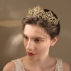 Immagine di Wedding Garland Headdress Tiara Crowns Multicolor Crown Clear Rhinestone 1 Piece