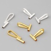 Imagen de Aleación de Metal de Zinc + Cobre Convertidores de Broches para Cambiar Broches y Colgantes Gota Multicolor 10 Unidades