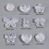 Picture of Acrylic Beads Butterfly Animal Transparent Clear AB Rainbow Color Heart Pattern 50 PCs