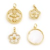 Immagine di Shell & Copper Charms Real Gold Plated 1 Piece