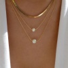 Picture of Stylish Multilayer Layered Necklace Gold Plated