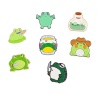 Picture of Cute Pin Brooches Frog Animal Gold Plated Multicolor Enamel