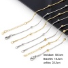Image de 304 Stainless Steel Snake Chain Necklace Multicolor 1 Piece
