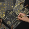 Immagine di PET DIY Scrapbook Deco Stickers Transparent Clear Rectangle 17.5cm x 8.5cm, 2 Sets