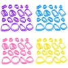 Picture of Plastic Modeling Clay Tools Clay Cutters for Polymer Clay Jewelry Making Earring Making Multicolor 1 Set ( 18 PCs/Set)